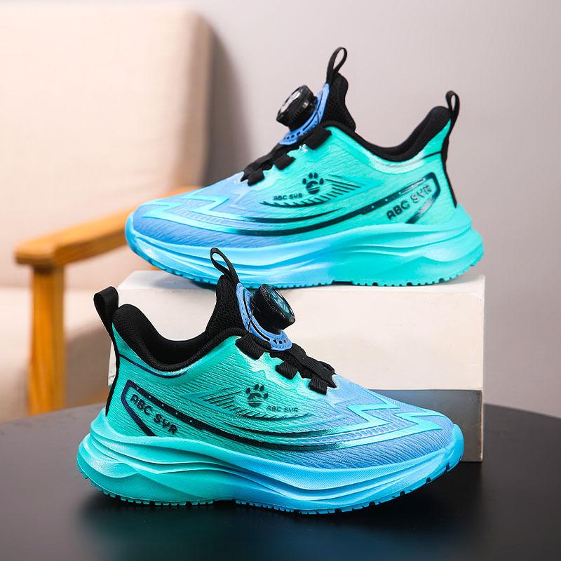 2025 New Spring Breathable Mesh Boys Sneakers Children's Mesh Shoes Medium Older Boys Casual Running Shoes