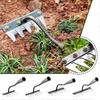 5/6/7/8 Teeth Carbon Steel Garden Weeding Rake, Garden Rakes Metal Heavy Duty