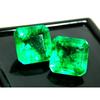Natural Emerald Cut CERTIFIED 16 Ct Untreated Colombian Green Loose Gemstone MQ-18 002