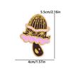 West Cowboys Iron On Patches For Clothing thermoadhesive Patches For Clothes Mushroom Embroidery Patches For Hat/Jeans DIY Badge