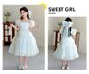 Summer Bubble Sleeve Princess Dress for Girls 2026 New Summer Children's Day Performance Skirt, Sweet Style Dress for Adults