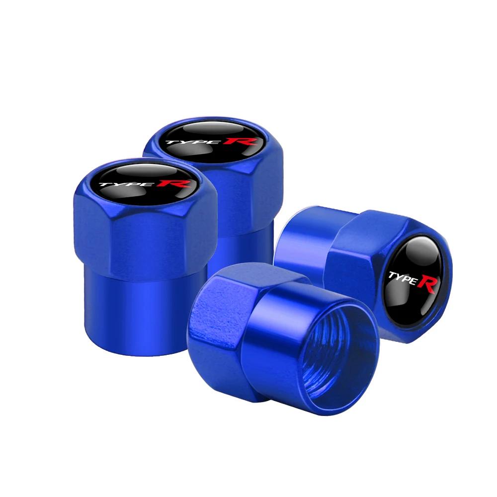 4pcs For Honda Prelude Mugen Power XR-V Jazz Fit Avancier Crv Accord Pilot City Car Metal Badge Wheel Tire Valve Caps Stem Cover