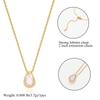 Hand Beaded Natural Stone Colorful Fashion Versatile Clavicle Necklace