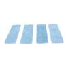 4PCS Mop Cloth Fit for Proscenic P10 P10 Pro P11 Vacuum Cleaner Fiber Handheld Cordless Vacuum Cleaner Mop Pad