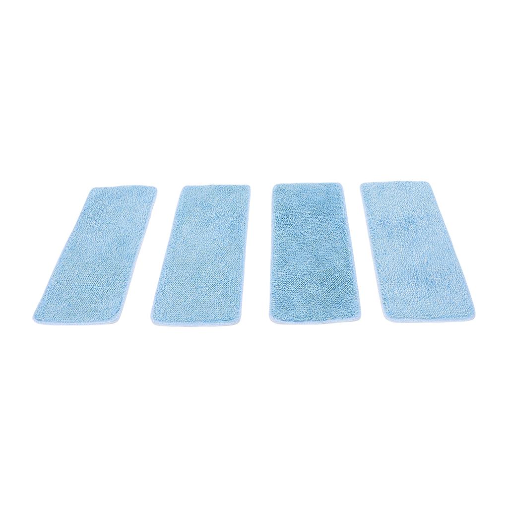 4PCS Mop Cloth Fit for Proscenic P10 P10 Pro P11 Vacuum Cleaner Fiber Handheld Cordless Vacuum Cleaner Mop Pad