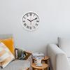 ibasenice Clock Parts, Numbers, Set of 6, Arabic Numerals, Roman Numerals, Plastic, Wall Clock Dial Replacement, Repair, DIY Parts