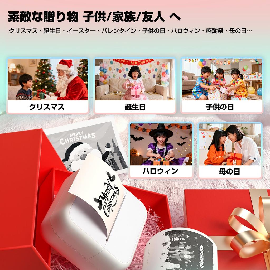 Mini Termal Akıllı Telefon Etiketi Bluetooth Android ve iOS USB Fotoğraf Alışverişi ve Çalışma için Uygun Taşınabilir Çıkartma Japonca Termal 1 Rulo İçerir