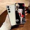 B-Betty B-Boops Cute Phone Case For SamsungA10,12,20,21S,30,31,40,50,51,52,70,71 Transparent Cover