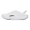 Nike Aqua Swoosh Sandales pour Enfants Confortables Polyvalentes Antidérapantes Durables Basse Tige Sandales pour Enfants Blanc FV6363-003
