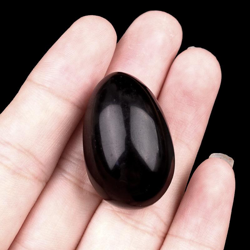 1pc Egg Shaped Ornaments Non-porous Beads Natural Stone Crystal Amalgamation Bird Eggs Stone Easter Colored Egg Accessories