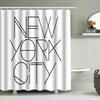 Bohemian Shower Curtain Coastal Beach Pattern Bathroom Decor Waterproof Liner Fabric Home Textile Artistic Ocean Vibes Wall Art