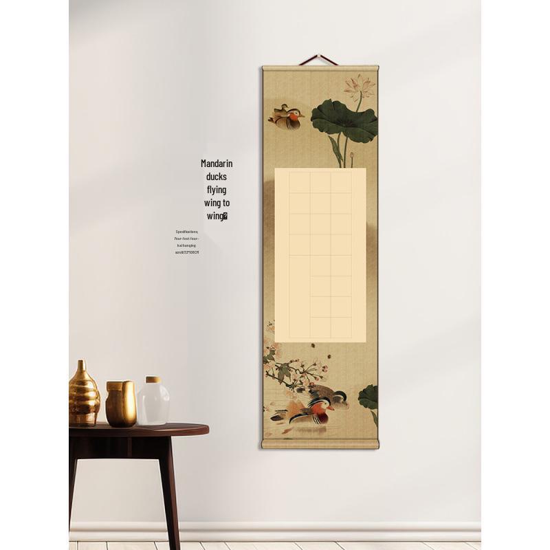 Blank Xuan Paper Scroll for Calligraphy and Painting - Zen Thousand Miles Hanging