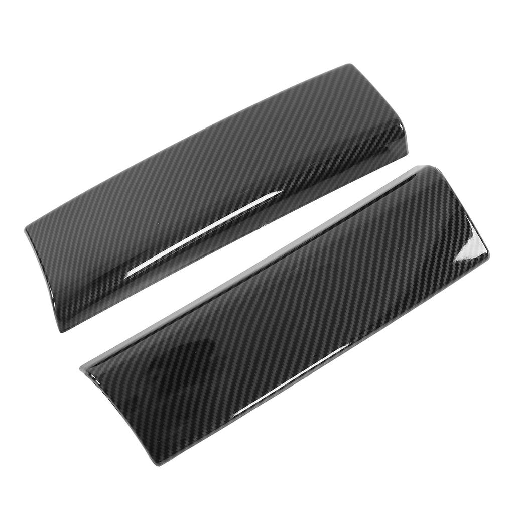 2 Pcs Car Interior Center Armrest Box Trim Cover Carbon Fibre Style Replacement for Mercedes Benz B Class GLA GLB