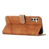 For Samsung Galaxy S24 FE Case Wallet PU Leather Phone Cover Lines Imprinted