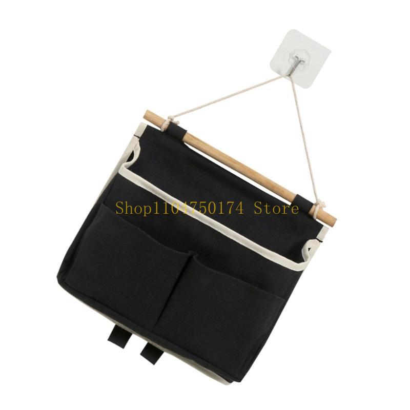 Foldable Wall Mounted Storage Bag Hanging Pocket Behind Door Bedsides Waterproof Wardrobes Storage Pouches top sale