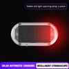 Car Solar Powered Security Strobe Light Dummys Alarm Wireless Warning Anti-Theft Caution Lamps Imitation LED Flashing