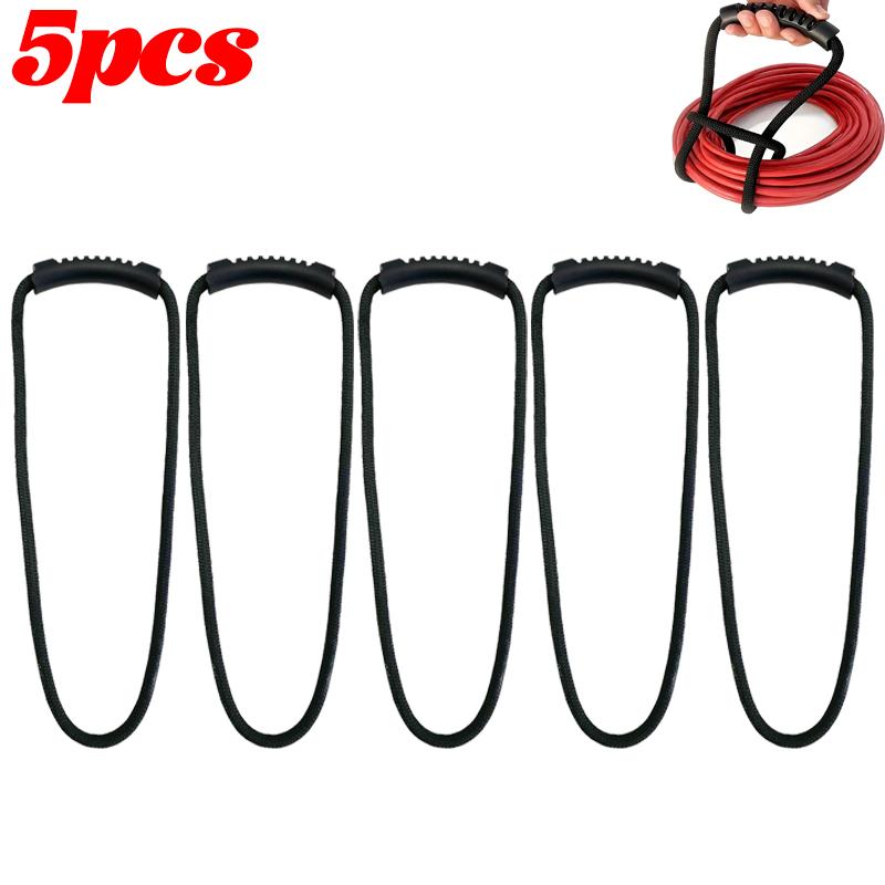 5/1PC Storage Straps Heavy-Duty Hook and Loop Cord Carrying Strap Hanger Cable Organizer with Handle for Pool Hoses Garden Hoses