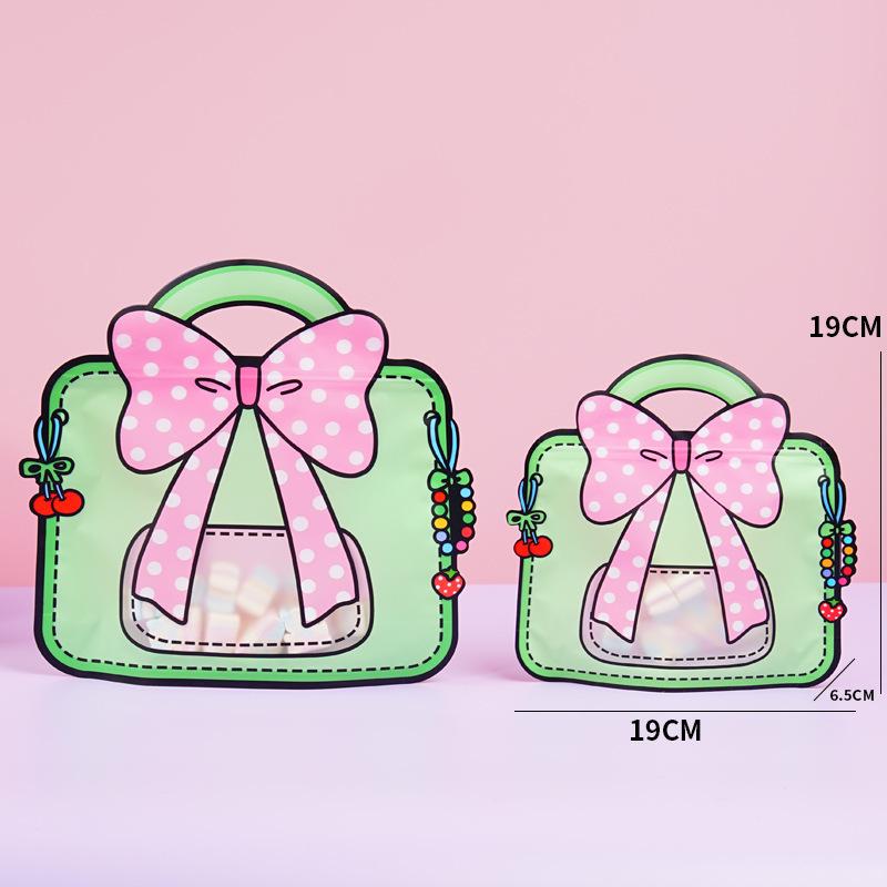 Custom Cartoon Candy & Snack Packaging Bags: Special-Shaped, Self-Sealing, Gift & School Bags