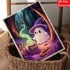 Halloween ghost witch potion pearl painting art full pearl handmade diy home decorations