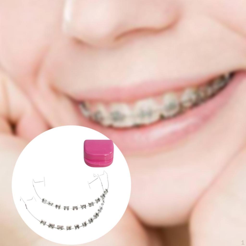 Temporary Tooth Decoration with Storage Box Metal Wires for Adults Kids