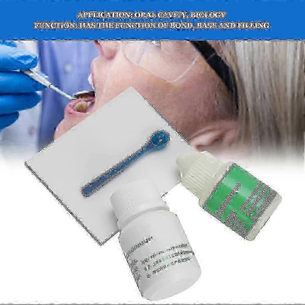 Zinc Polycarboxylate Professional Dental Cement 15ml Liquid And 30g Powder For Dental Applications Crowns Bridges Dentures Cementation Product
