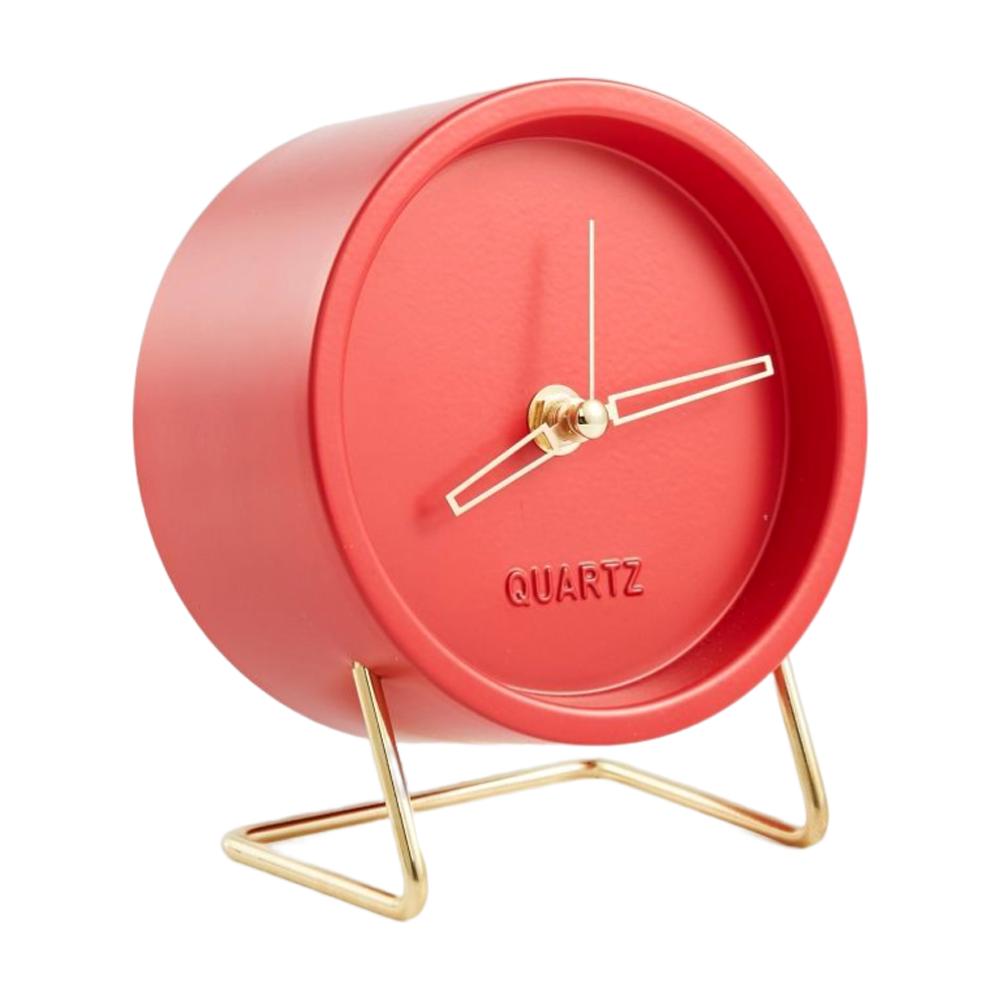 Desk Desktop Table Clock Nordic Ins Style Creative Office Home Decoration Bedside Living Room Adornment Student Metal Clocks