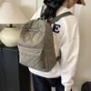 Backpack Bag Women'S Cotton Clothing Bag Travel Backpack Large Capacity Commuter Student Schoolbag