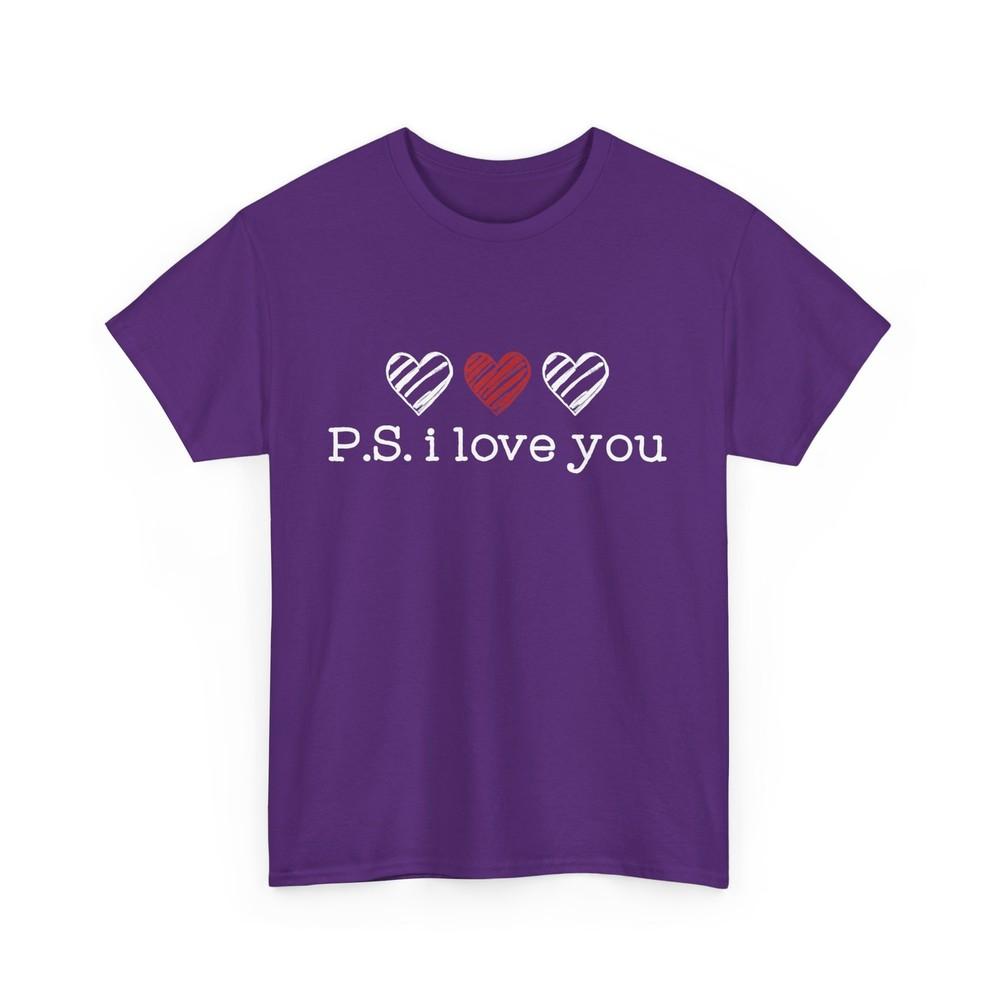 Ps I Love You Day Purple T-Shirt Unisex T-Shirt S