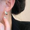 Silver Minimalist Style Stud Earrings, Cool and Sophisticated, Small and Unique Design, Retro-style Earrings