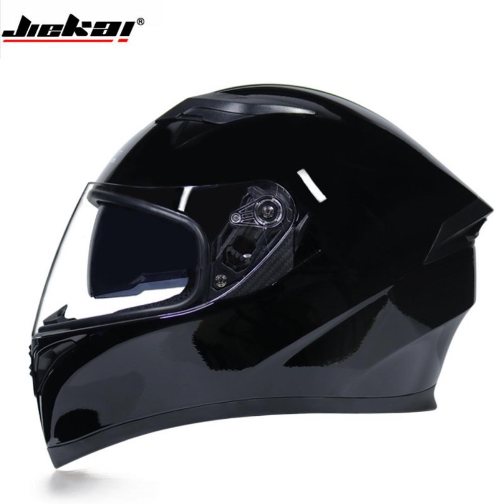 Double Lens Motorcycle Helmet Men's Off-Road Running Helmet Electric Vehicle Women's Winter Full Cap Full Helmet