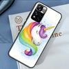 Cartoon Rainbow Unicorn Case For Xiaomi Redmi 13C 10C 12C 14C Redmi Note 14 13 Pro 12 11 9 10 9S 10S 11S 12S Cover