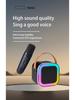 K12 Bluetooth 5.3 Portable Karaoke Speaker & Wireless Microphone for KTV and Family Singing Sessions