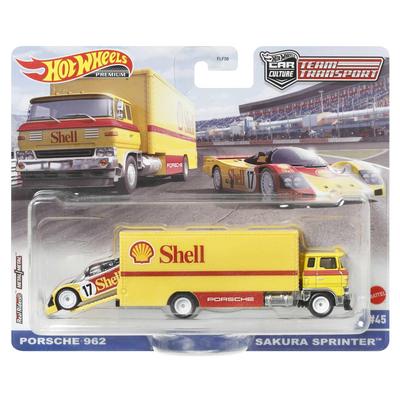 Hot Wheels Porsche 962 Sakura Team Transport Sprinter,