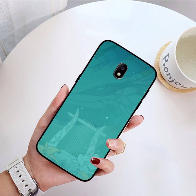 Hra Genshin Impact Venti roztomilé pouzdro na telefon pro Samsung Galaxy J7 PRIME J2Pro2018 J4 Plus J5 PRIME J6 J7 Duo Neo J737 J8