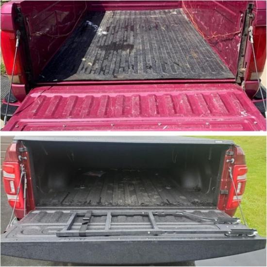 Rear Truck Tailgate Support Lift Cable Replacement, 2 Pcs for Ford F100 F150