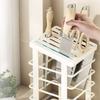 Carbon Steel Kitchen Knife Tool Storage Rack Large Capacity Extra-Thick Household Utility Knife Holder Organizer with Drainer
