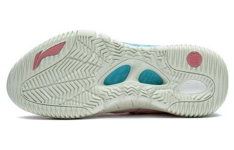 Li Ning Badfive 2 Low Comfortable Cushioning Slip Resistant Abrasion Resistant Low top Basketball Shoes Men's Pink ABFT029-6