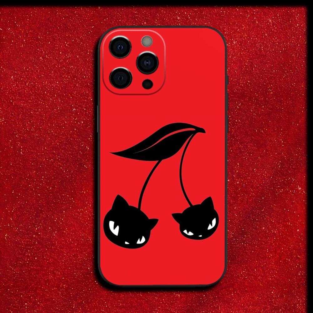 Cat E-Emily The Strange Phone Case For iPhone 16,15,14,13,12,11,Pro,X,XS,Max,XR,Plus,Mini Soft Black Cover