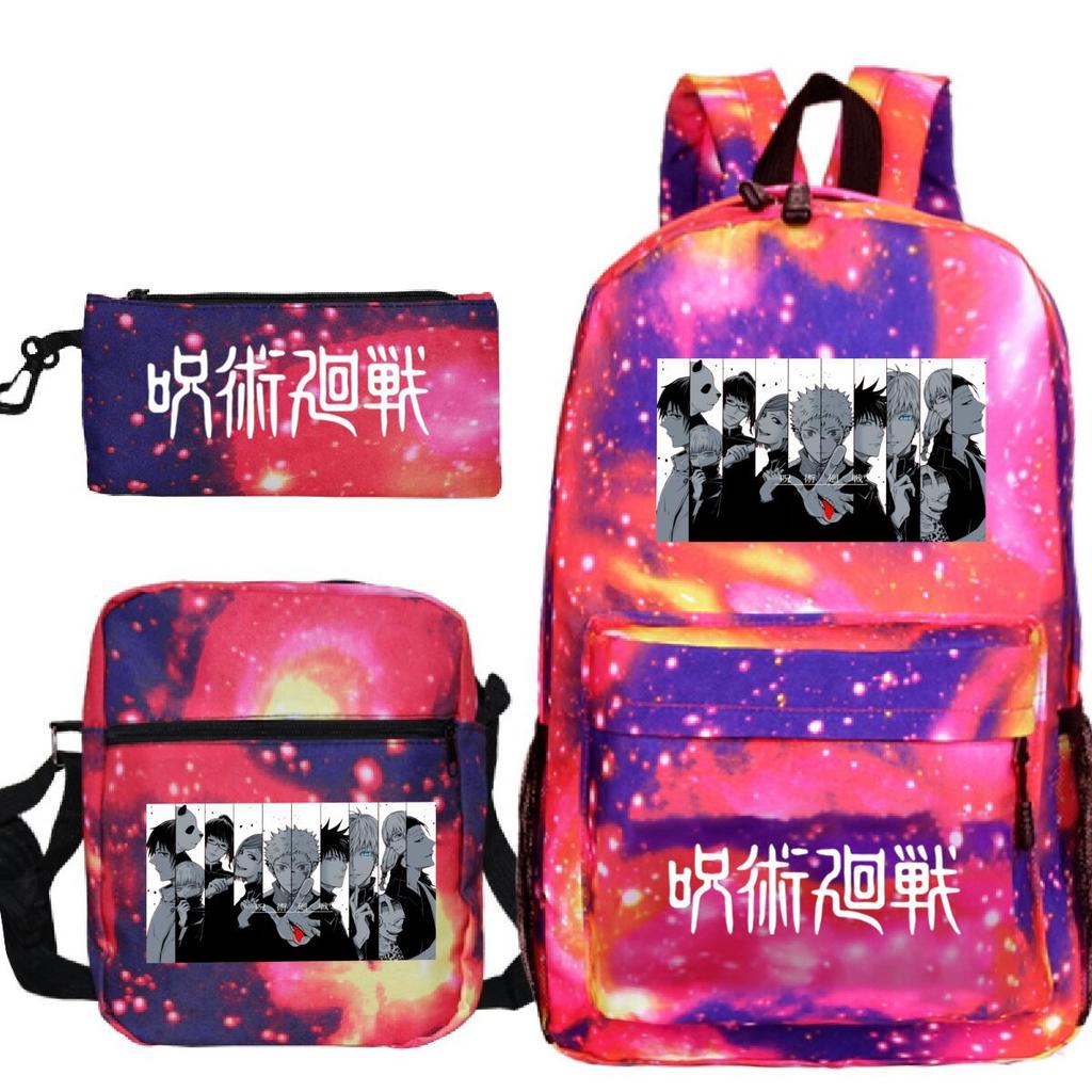 New Animation Peripheral Printing Children's Fashion Backpack Japanese Trend Popular Primary and Secondary School Student Schoolbag Set