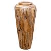 Day and Night - Day and Night Decorative Vase Made of Solid Teak Wood 40x80 Cm