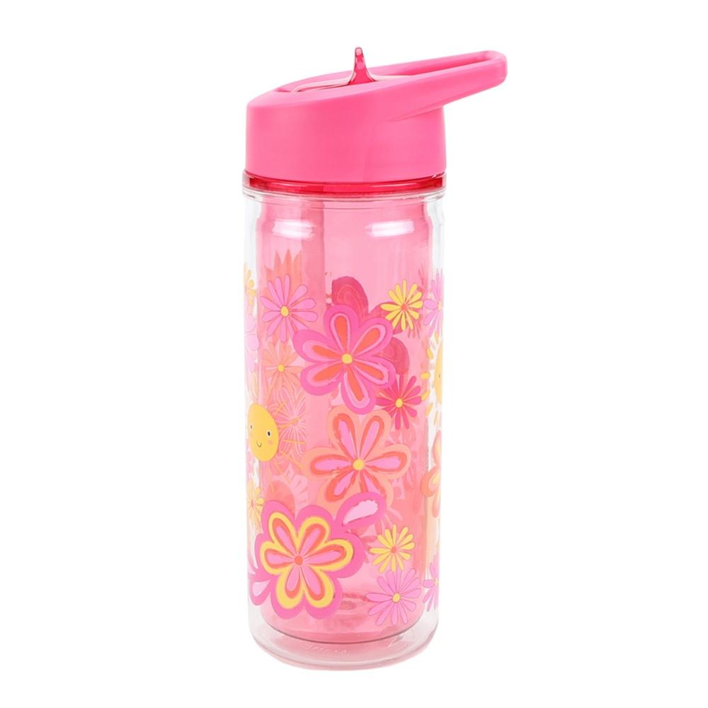 

14oz Insulated Water Bottle Kids BPA Free Double Wall with Lid Straw Dishwasher Safe Perfect School Sports Playdates 500ml
