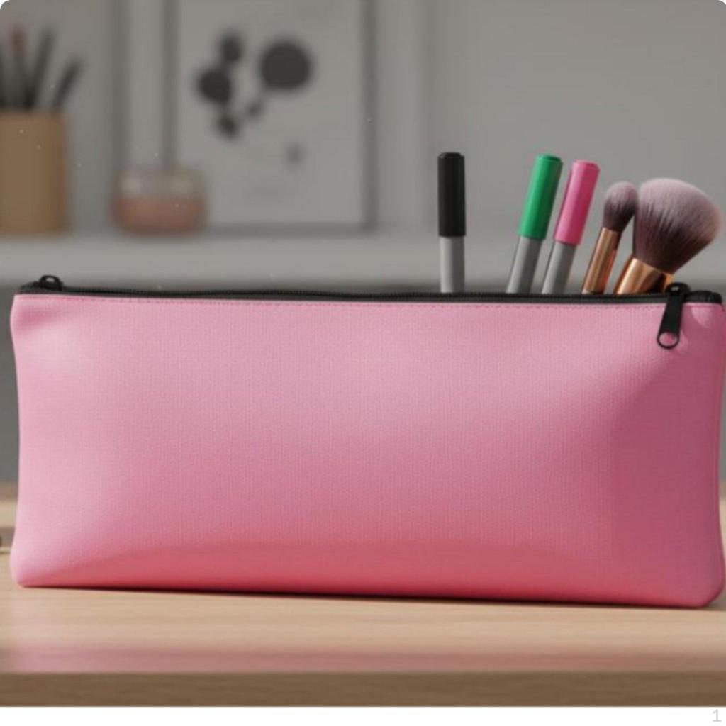 Pink Mahjong Tile Bag Portable American Storage Case Versatile Zippered Pouch for Game