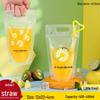 Cute Disposable Self-Sealing Drink Pouches