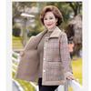 Women's Fashion Loose Autumn Jacket, Mother's Spring and Autumn Jacket, Granular Velvet Temperament