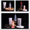 4Pcs Halloween Theme SIlicone Candle Molds Halloween Bride Silicone Candle Molds for Epoxy Resin, Halloween Decoration