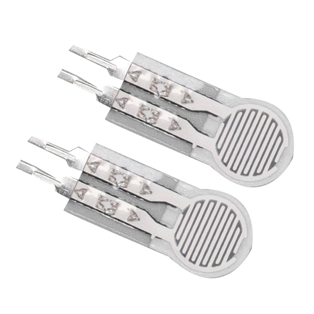 2 Stück Dünnschicht-Drucksensor Kraftempfindlicher Widerstand Widerstandstyp Flexible Wägezelle