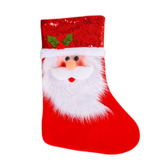 

Рождественский подарочный пакет. Красивый Санта-Клаус/безликий гном. Тонкая работа. Рождественский мешок для конфет. Подвесной подарочный пакет на рождественскую елку. Подвеска.