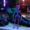Halloween Locker Accessories Dancing Skeleton Aquarium Bubbler, Dynamic Fish Tank Ornament, Holiday Party Favors 3D Printed Articulated Skull