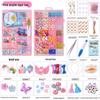 28-grid double layer beading - pink