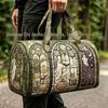 3D Gothic Buntglasdruck Halloween Sporttasche - Multifunktionale Reisetasche